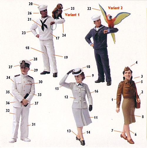 Enjoy Free Shipping Now Wholesale Commodity B1572 WW 2 US Navy WAVE 